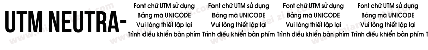 UTM Neutra字体转换